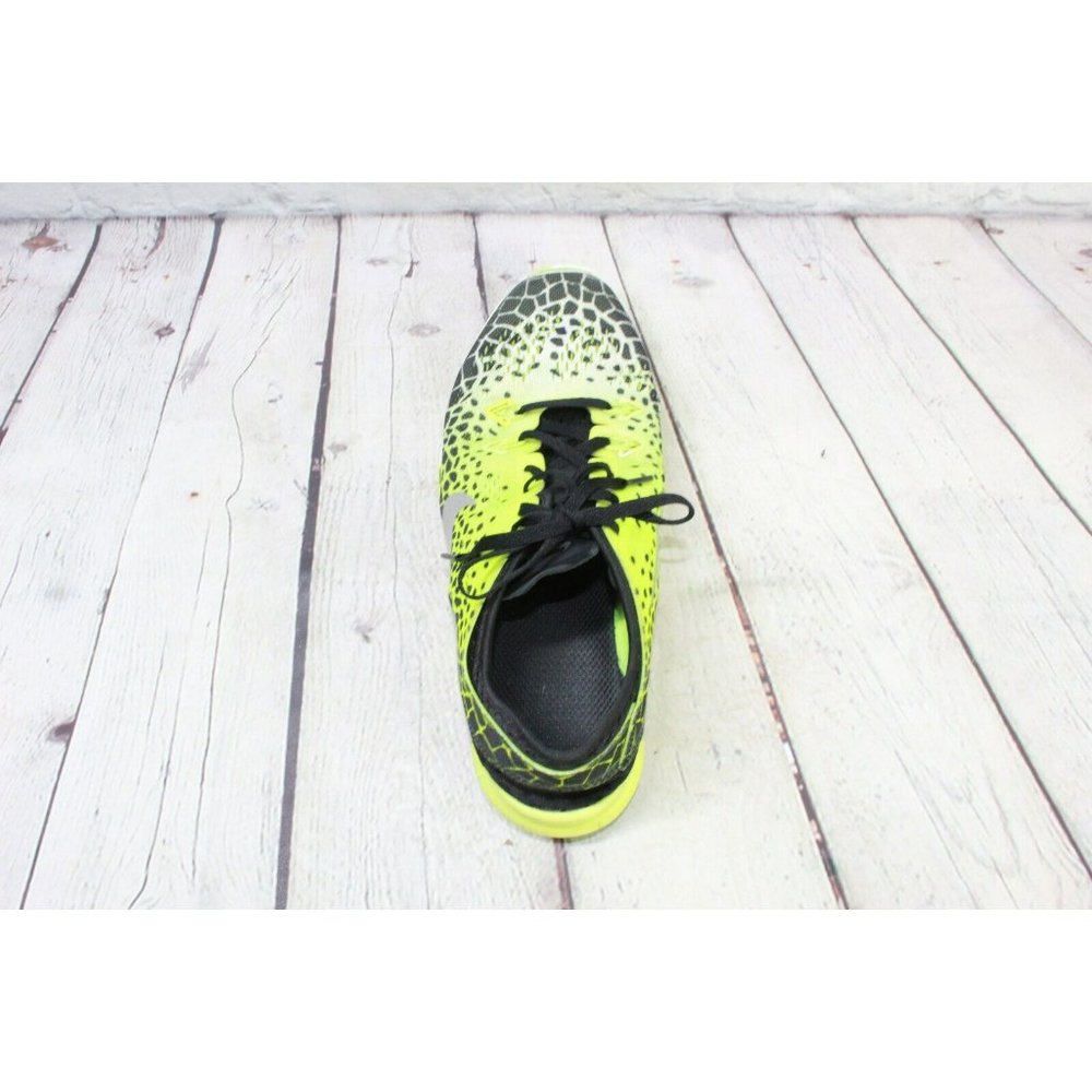 Nike Free 5.0 TR Yellow Nylon Lace Up Running Sneaker Shoes Size 10 - Picture 7 of 9